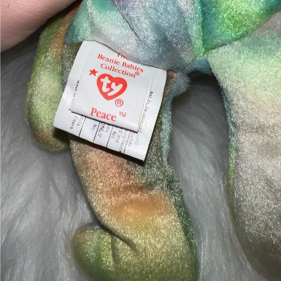 1996 TY Original Beanie Babies Peace Bear,
UltraRare & Mint-Condition - Picture 4 of 6